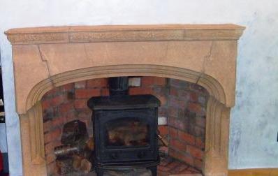 Stone Fireplace Restoration After